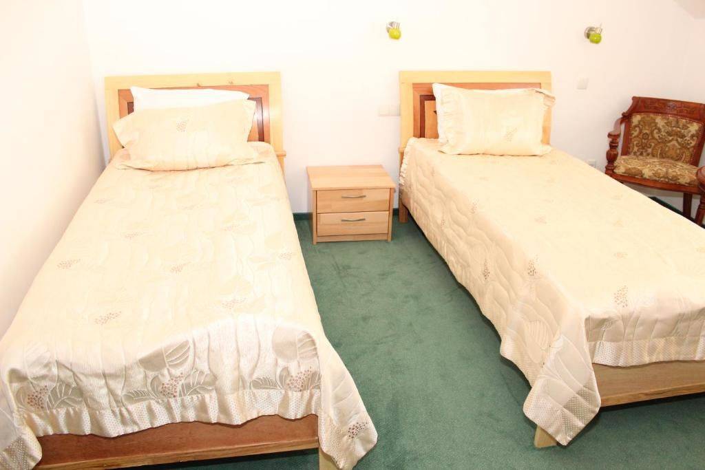 Фотографии номера Двухместный номер в мансарде с 2 отдельными кроватями в Отеле Hotel Chayka Мариуполь